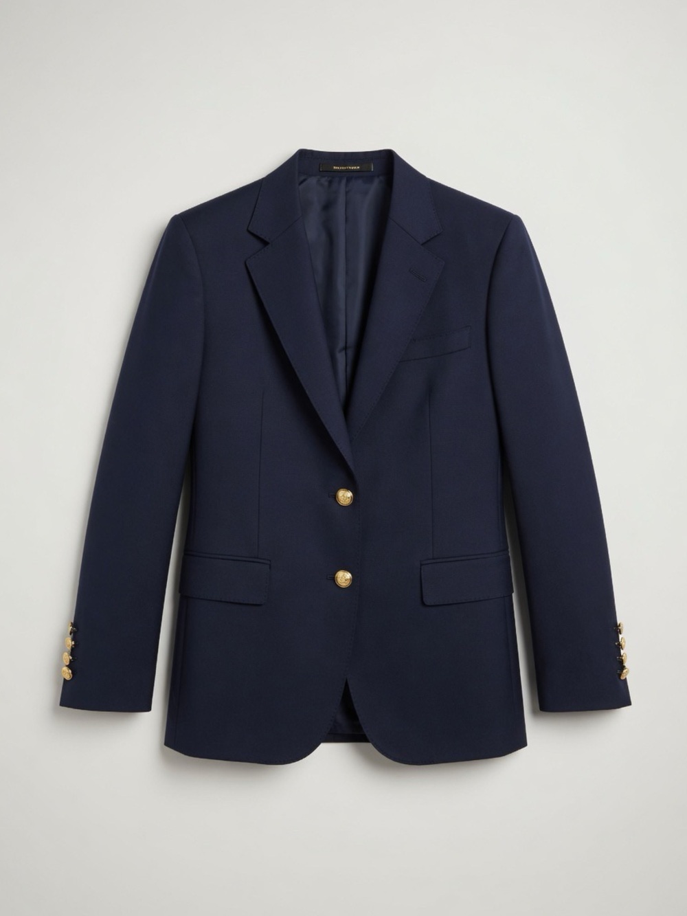 Ralph Lauren Purple Label Navy Blazer with Gold Buttons